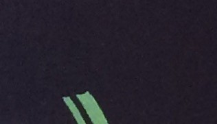Negro con rayas en Verde Tilo